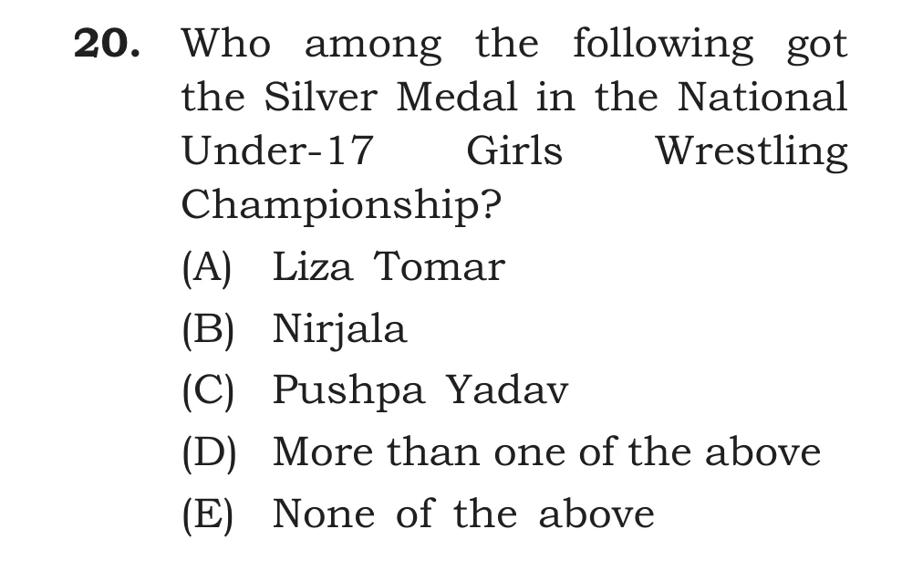 Official English Cutout Q.20
